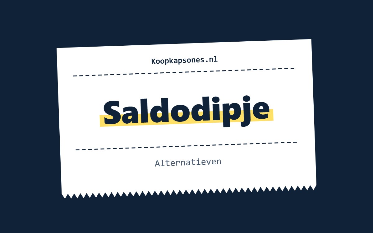 Saldodipje – Alternatieven